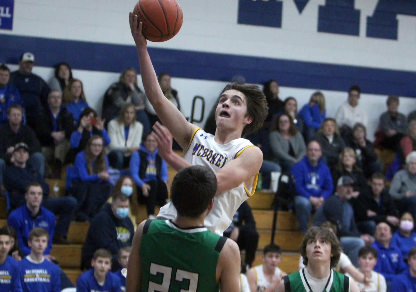 Prairie Farm at McDonell boys basketball 3-1-22